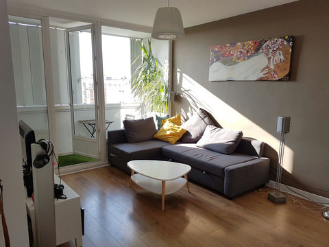 Appartement chaleureux et contemporain de 65m² situé au 8ème étage avec ascenseu Lyon, France Appart au pied des transports en commun Entire rental unit vacation rental 19383149