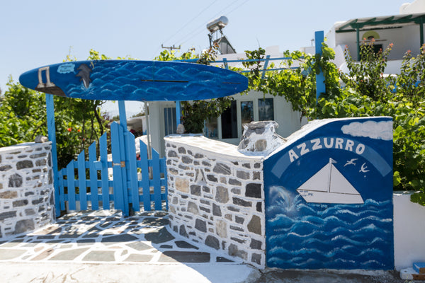 Traditional cycladic House in front of the beach Laguna with the Kite-Surf Schoo Greece Azzurro Studio II Entire rental unit vacation rental 35279928