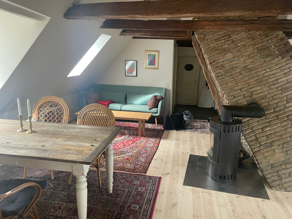 Fantastisk hyggelig lejlighed på øverste etage med udsigt i en historisk bygning  Cool historic apartment in the heart of Copenhagen Entire condo vacation rental 617264924108899402