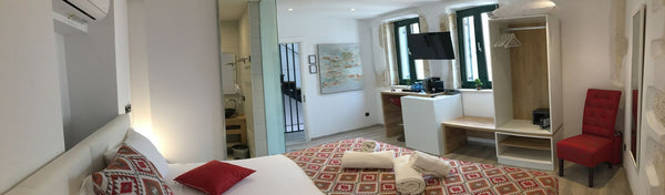 Antica Canea Luxury Rooms: Six exclusively furnished rooms are available for the Chania, Greece Antica Canea, Palace-Room, Venetian Harbor Private room in serviced apartment vacation rental 43637873
