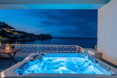 What's more beautiful than a morning coffee overlooking the Sea?<br /><br />Red  Heraklion, Greece Beachfront suite RED with private  jacuzzi Entire rental unit vacation rental 26129603