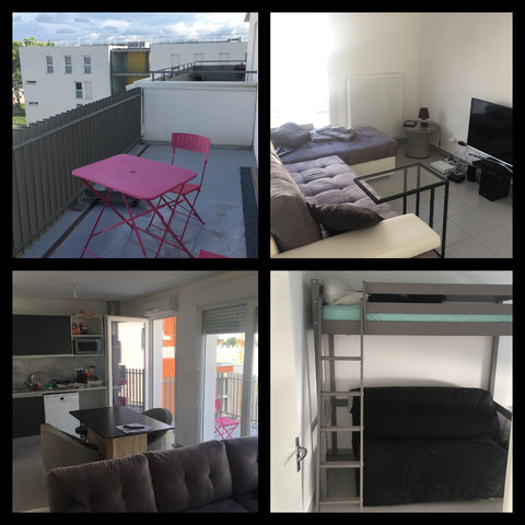 Lumineux spacieux et très bien équipé, ce logement vous permettra de passer un a Talence, France Appartement avec terrasse - tout confort 65m2 Entire rental unit vacation rental 26035481