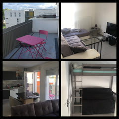 Lumineux spacieux et très bien équipé, ce logement vous permettra de passer un a Talence, France Appartement avec terrasse - tout confort 65m2 Entire rental unit vacation rental 26035481