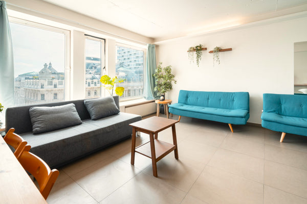 Stylish apartment with a gorgeous view of the city center and the sunrise. <br / Antwerp, Belgium Sunrise View Lodge in the Center of Antwerp Entire rental unit vacation rental 40172994