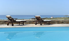 Ground floor villa overlooking the sea, built with marble and stone The Green Ma Greece Green Marble (113 Sqm) Cycladic home vacation rental 26491652