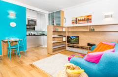 ** Mini studio with full bathroom, kitchen and 2 single size beds as wall mounte Vienna, Austria Low-Cost Luxury Studio in the city center #3/10 Entire rental unit vacation rental 2705249