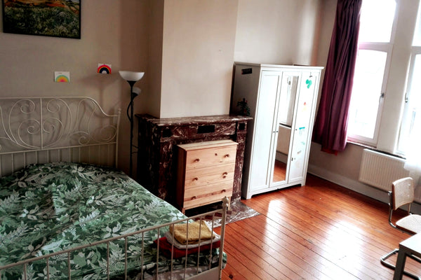 My spacious and bright apartment of 140mq, is located in the center of Saint Gil Brussels, Belgium Amazing room (25mq) in the heart of Saint Gilles Private room in rental unit vacation rental 26486713