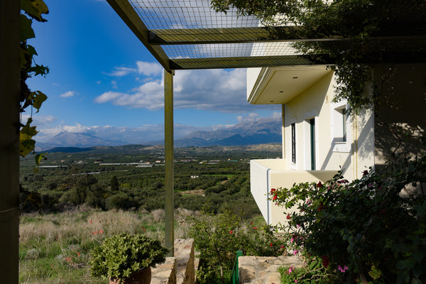 The apartment is located in Kouses village  and it has a bathroom and one room w Pireas, Greece The two locust trees - Kouses apartment with view Entire rental unit vacation rental 27489968