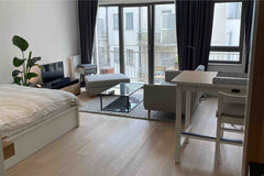 Refresh yourself in a modern and spacious bathroom, cook a nice meal or go out t Brussels, Belgium Modern quiet studio with all facilities (Shuman) Entire rental unit vacation rental 51142535