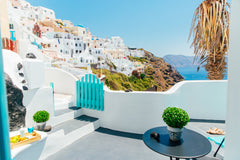 Perched on the cliffs of the scenic village of Oia, Blessed Blue is a newly reno Oia, Greece Boutique Cave Suite in the heart of Oia Cave vacation rental 44168678