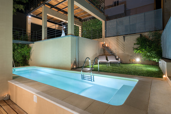 A luxurious, new built, autonomous house, 90 m2, with private pool, garden front Chania, Greece Cosy swimming pool luxury house in Chania Entire home vacation rental 19077620