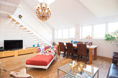 Welcome to an absolutely from designer furnished attic apartment with top and ex Vienna, Austria Luxurious penthouse in the center Entire condo vacation rental 980127