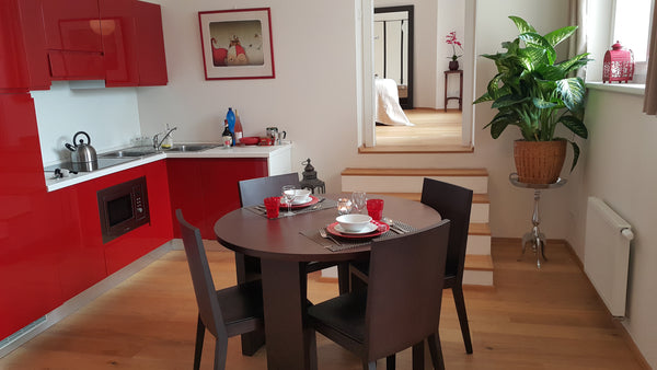 A clean, modern and airy, fully equipped 1-bedroom apartment with a balcony for  Prague, Czechia Bright, Modern and Cosy Apartment in Mala Strana Entire rental unit vacation rental 10019270