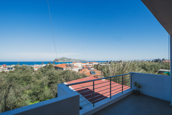 Our two wonderful flats are located in Agia Marina seaside resort, air condition Chania, Greece Katerina Apts - Balcony & Great views near Beach Entire rental unit vacation rental 54347148