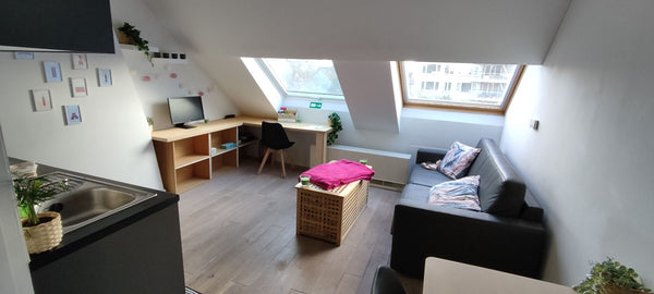 Come and discover Ghent in this centrally located accommodation. By foot you can Oosterzele, Belgium Cozy studio located near the CENTER of Ghent Private room in rental unit vacation rental 54036335