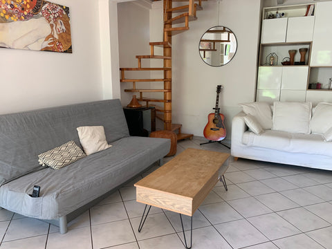 Petite maison très agréable à vivre de 75m2 dans une impasse calme avec petit ja Bordeaux, France Maison de ville au calme avec jardin.Climatisation Entire townhouse vacation rental 665072655491538631