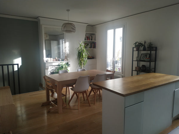 Our 4 bedroom-appartment (95 square meters) is a duplex located in the heart of  Paris, France Lovely flat in Paris, near Montmartre (4 bedrooms) Entire rental unit vacation rental 24112740