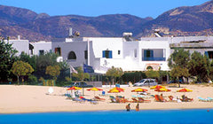 naxos colosseo is just 10 meters from the beach at saint prokopios!<br />the roo Naxos, Greece colosseo studios, studio for 3 people,on the beach Room in aparthotel vacation rental 30726939