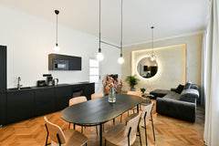 Enjoy peaceful moments in a modern minimalist-style apartment in the heart of th Prague, Czechia Charming Quiet 2BR Apartment by Stepan No. 4 Entire condo vacation rental 53980782