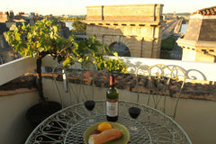 Picture yourself on a 12 metre terrace overlooking the ancient city gate, Porte  Fes, Morocco Bordeaux Terrace - spectacular view, fast Wifi Entire rental unit vacation rental 222887