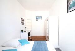 Room of 12m², fully furnished. It has a double bed (140x190) and a bedside table  Nice cosy room - 12m² - BO11 Private room in rental unit vacation rental 625641435889887135