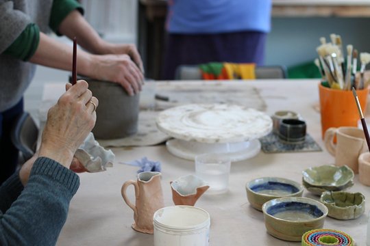 Pottery sessions using hand building techniques in Wareham  Dorset.  Private Tours and Travel Guide Europe London REGION South West England Destination Tour