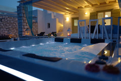 This traditional and cozy villa is located in the village of Alyki. The villa is Greece Villa Dinos Cycladic home vacation rental 35111490