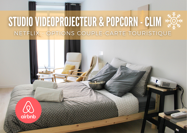 Soirée Cinéma sur grand écran avec Popcorn au cœur de Bordeaux !<br /><br />Avez Bordeaux, France Cours de l'Yser - Studio Vidéoprojecteur & Popcorn Entire rental unit vacation rental 741761480390214937