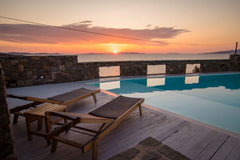 The one and only 180°View Villa offers a dramatic view of the unspoiled Myconian Athens, Greece 180°View PRIVATE Pool Villa Choulakia to enjoy SUN Entire villa vacation rental 18945919