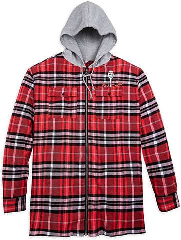 Disney Pixar Forky Hooded Flannel Shirt for Men – Toy Story 4