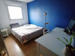 Location proposée sur de courtes durées, essentiellement en semaine, pour dépann  Appart spacieux, 1chambre (lit double et bureau) Private room in rental unit vacation rental 546352121683172525