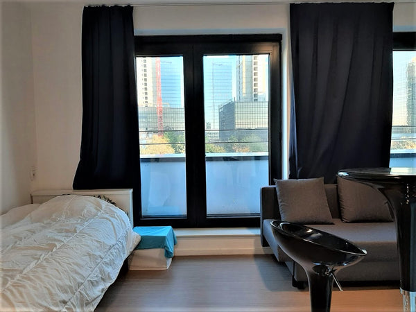 Luminous and modern studio fully furnished and with a great view. Perfect for so  Modern studio in the heart of Brussels Entire rental unit vacation rental 52140441