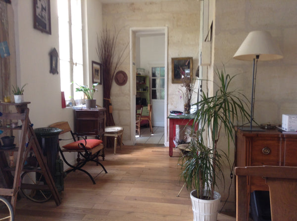 When you pass the door, you have the kitchen and your bedroom in the right of ou Bordeaux, France Room with shower and garden Private room in rental unit vacation rental 8483937