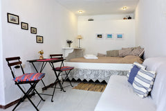 Just a stone's throw from the old church of St. Konstantine, and only 300 meters  Kastro studio in the heart of Parikia Cycladic home vacation rental 24450565