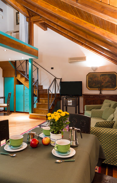 This apartment has 2 rooms and 1 bathrooms. It comes with a living room and a ki Prague, Czechia FAMILY APARTMENT JECNA LOFT Entire rental unit vacation rental 2018560