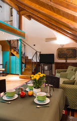This apartment has 2 rooms and 1 bathrooms. It comes with a living room and a ki Prague, Czechia FAMILY APARTMENT JECNA LOFT Entire rental unit vacation rental 2018560