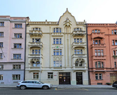 The offered price is for ONE FLOOR WITH 2 APARTMENTS for a total of 10-12 people Hlavní město Praha, Czechia Five-storey residential house in Vinohrady Entire home vacation rental 52691857