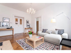Spacious  90sqm, 2-bedroom apartment located on the quiet street 5 min walking d Prague, Czechia Two-Bedroom Balcony Apartment on Reznicka Entire rental unit vacation rental 51221290