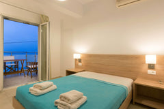 Socrates Apartments & Restaurant on the Milatos beach.<br />Enjoy the sea view o Milatos, Greece Socrates Seaview  3 person Studio Entire serviced apartment vacation rental 44425927