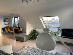With spectacular views over the city center this spacious modern penthouse is th Sint-Jans-Molenbeek, Belgium Spacy modern penthouse in the heart of Brussels Entire rental unit vacation rental 52867072