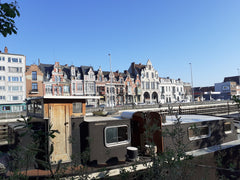 Romantic deck-house in Gent, 5 minutes from city centre. The original 1930's mah Ghent, Belgium Romantic boat in Gent Houseboat vacation rental 4591763