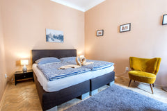 Welcome to my convenient and comfy apartment! In historical building in backstre Prague, Czechia Fine Flat - Fair Fare For Fabulous Friends Entire rental unit vacation rental 25369286
