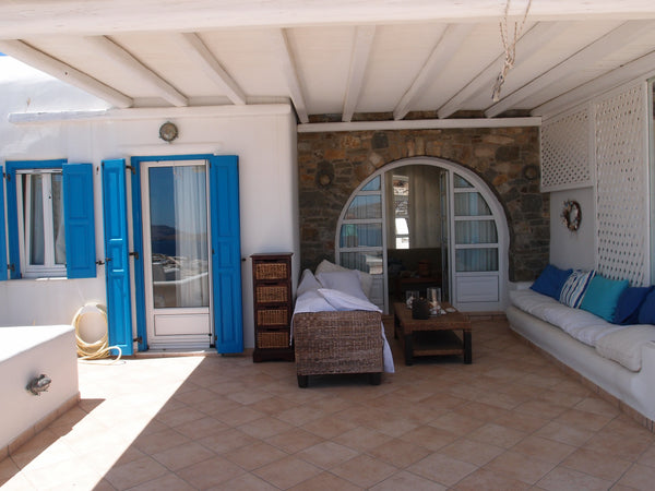This vacation house/studio belongs to a housing complex in the Kalafatis area of Athens, Greece Beautiful view vacation house Entire condo vacation rental 3557856