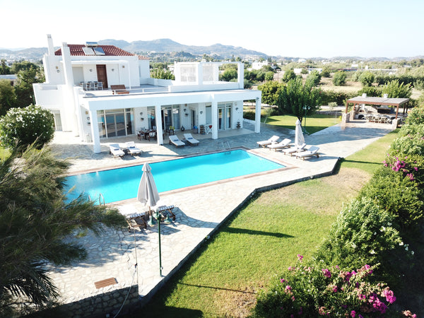 This beachfront luxurious summer home, just a few steps from Afantou beach (Blue Greece Belvedere Beachfront Villa in Rhodes Entire villa vacation rental 10820524