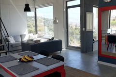 It is a 85sqm apartrment with remarkable view and morden design in a envirenment Crete, Greece Crow's nest Nikos Entire condo vacation rental 50062951