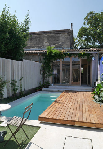 Great historical old townhouse in Bordeaux-Bègles with swimming pool and private Bordeaux, France Maison type échoppe en pierre, avec jardin+piscine Entire townhouse vacation rental 51292546