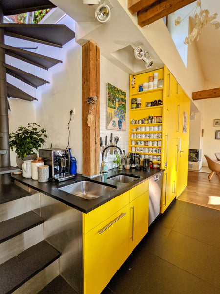 An eclectic 150 m2 attic conversion in a just off central location, complete wit  Small cocoon, rooftop & fireplace Private room in rental unit vacation rental 3182714