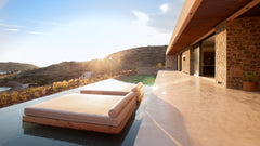 With a minimal yet impactful design that celebrates a creative dialogue between  Greece "Nuez Villas" Ground Level Villa with a Sea View Entire villa vacation rental 43512208