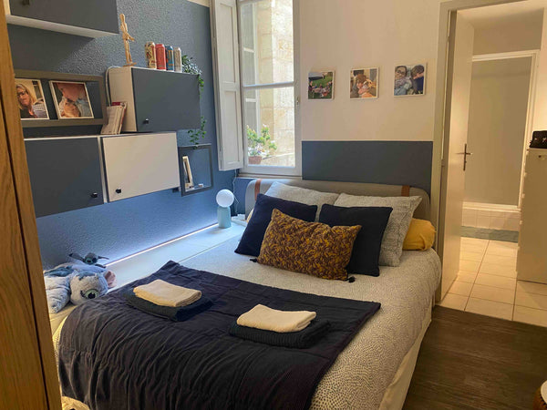 Nous vous invitons avec plaisir dans la chambre d'Arthur qui a sa propre salle d Bordeaux, France 🦋Chambre cosy 50 mètres des quinconces🦋 Private room in rental unit vacation rental 52459863