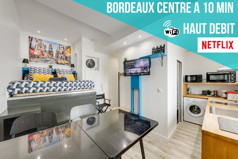 Pour vos séjours professionnels ou privés, venez profiter de l’Actors Studio idé Bordeaux, France Aux portes de Bordeaux★L’Actors Studio★MindUrGuest Entire rental unit vacation rental 49512804